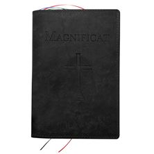 MAGNIFICAT LEATHER COVER (BY FATHER PASCHAL MARY OF MFVA) - BLACK