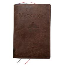 MAGNIFICAT LEATHER COVER (BY FATHER PASCHAL MARY OF MFVA) - MOCHA