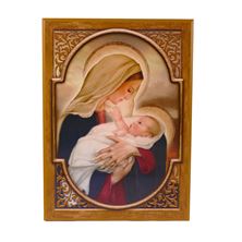 MADONNA AND CHILD ICON PLAQUE