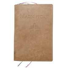 MAGNIFICAT LEATHER COVER (BY FATHER PASCHAL MARY OF MFVA) - NATURAL