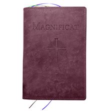 MAGNIFICAT LEATHER COVER (BY FATHER PASCHAL MARY OF MFVA) - PURPLE