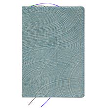 MAGNIFICAT LEATHER COVER (BY FATHER PASCHAL MARY OF MFVA) - BLUE/SILVER