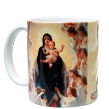 QUEEN OF ANGELS MUG (HAIL HOLY QUEEN) - 11 OZ