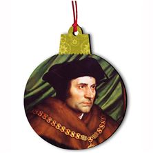 ST THOMAS MORE WOOD ORNAMENT