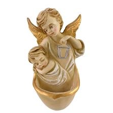 GUARDIAN ANGEL WITH BABY - HOLY WATER FONT