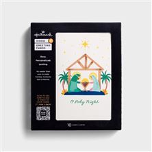 O HOLY NIGHT - PERSONALIZED VIDEO GREETING CARDS ( BOX OF 10)