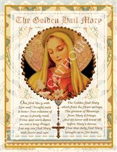 THE GOLDEN HAIL MARY POSTCARDS (PACK OF 10)