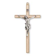 PEARLIZED GOLD CRUCIFIX WITH PEWTER CORPUS