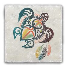 ST. KATERI QUOTE TURTLE - COASTER