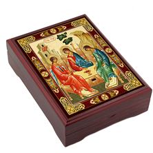 HOLY TRINITY ICON KEEPSAKE BOX