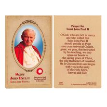 PRAYER FOR SAINT JOHN PAUL II - PRAYER CARD