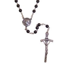 JOHN PAUL II - HEMATITE ROSARY