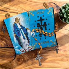 OUR LADY OF GRACE ROSARY AND POUCH