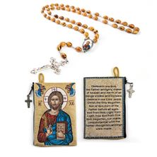 JESUS KING OF THE UNIVERSE -  BYZANTINE ROSARY AND POUCH