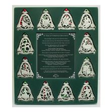 THE 12 DAYS OF CHRISTMAS ORNAMENT SET