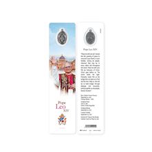 POPE LEO XIV - BOOKMARK WITH MEDAL