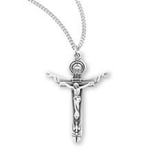 STERLING SILVER TRINITY CRUCIFIX