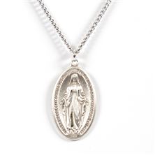 MIRACULOUS MEDAL WITH ELEGANT SCRIPT