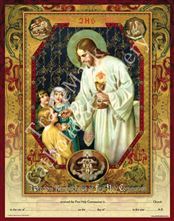 FIRST COMMUNION CERTIFICATE (11” x 14")