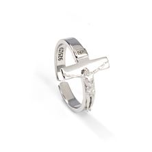 STERLING SILVER RING - CRUCIFIX