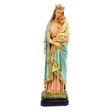 OUR LADY SEAT OF WISDOM STATUE (ANTIQUE FINISH) - 16 1/2"