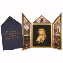 BLESSED VIRGIN MARY TRI-FOLD CHRISTMAS CARDS