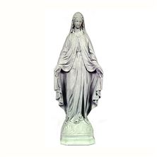 OUR LADY OF GRACE OUTDOOR STATUE - 24" GRAY