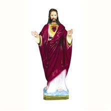 SACRED HEART OF JESUS OUTDOOR STATUE - 24" COLOR