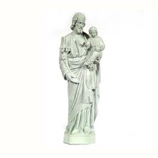 ST. JOSEPH and CHILD OUTDOOR STATUE - 24" GRAY