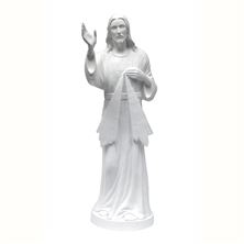 DIVINE MERCY OUTDOOR STATUE - 24" WHITE