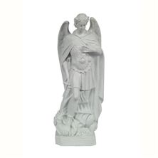 ST. MICHAEL OUTDOOR STATUE - 24" GRAY