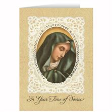 IN YOUR TIME OF SORROW GREETING CARD
