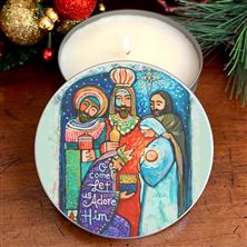 ADORE KINGS (POMEGRANATE PLUM) - BIBLICAL OIL CANDLE TIN