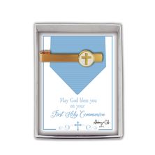 FIRST COMMUNION EUCHARIST and CROSS - TIE BAR