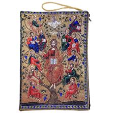 TAPESTRY BIBLE/TABLET CASE - JESUS TREE OF LIFE WITH APOSTLES ICON