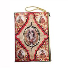 TAPESTRY BIBLE/TABLET CASE - RESURRECTION (RED)