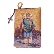 ST. PATRICK - TAPESTRY ROSARY POUCH