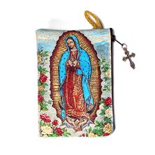 OUR LADY OF GUADALUPE - TAPESTRY ROSARY POUCH