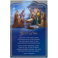 GOD'S LOVE NATIVITY CHRISTMAS CARDS (BOX OF 18)