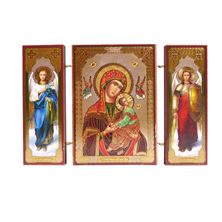 OUR LADY OF PERPETUAL HELP MINIATURE UKRAINIAN TRIPTYCH