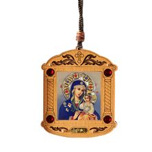 ETERNAL BLOOM MINI WOODEN UKRAINIAN ICON WITH INCENSE