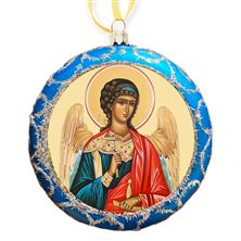 GUARDIAN ANGEL UKRAINIAN ORNAMENT - BLUE