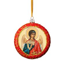 GUARDIAN ANGEL UKRAINIAN ORNAMENT - RED