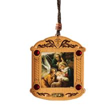 NATIVITY OF JESUS - MINI WOODEN ICON WITH INCENSE