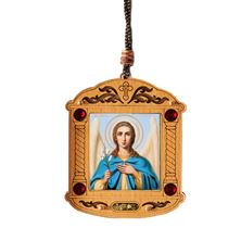 ARCHANGEL GABRIEL - MINI WOODEN ICON WITH INCENSE