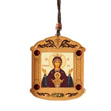INEXHAUSTIBLE CUP - MINI WOODEN UKRAINIAN ICON WITH INCENSE
