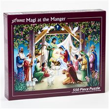 MAGI AT THE MANGER 550 PC. JIGSAW PUZZLE