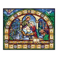 STAINED GLASS HOLY NIGHT - 1000 PC. PUZZLE
