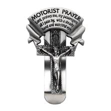 MOTORIST PRAYER CROSS - VISOR CLIP