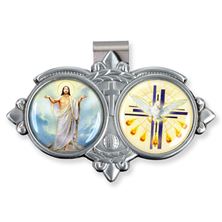 RISEN CHRIST VISOR CLIP